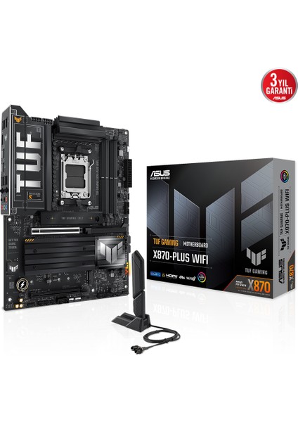 Asus Tuf Gamıng X870-PLUS Wıfı 4xddr5 HDMI 4xm.2 Am5 Anakart