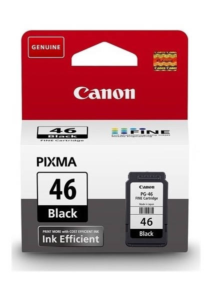 Canon Pg-46 Siyah Mürekkep Kartuş