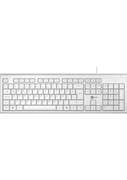 Lenovo Lecoo KB101 Beyaz Kablolu Q Klavye