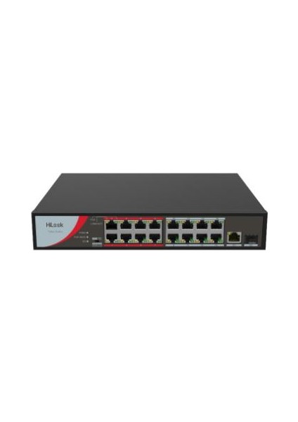 Hılook NS-0318P-130(B) 16XFE+1XGE+1XGE/SFP Yonetilemez 130W Poe Switch