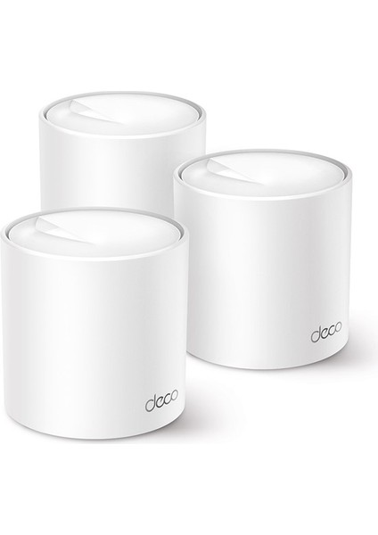 Tp-Lınk Deco X50 AX3000 Wıfı-6 Router Dual Band 3lü Paket