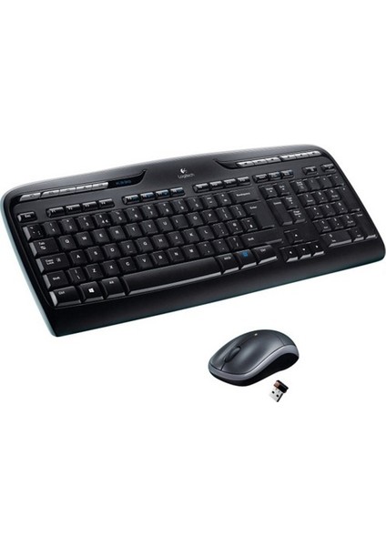 Logıtech MK330 Kablosuz Set mm Q Tr USB Siyah 920-003988