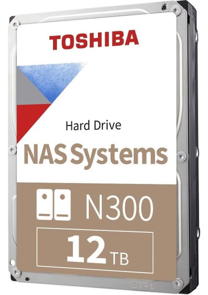 12TB Toshıba N300 7200RPM Sata 256MB HDWG51CUZSVA