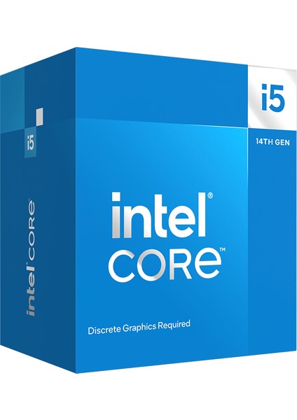Intel Core i5 14400F BOX 2.50GHz 10 Çekirdek 20MB L3 Önbellek Soket 1700 Kutulu İşlemci