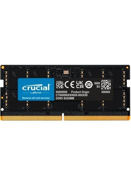 Crucıal 32GB 4800MHZ Ddr5 Kutulu CT32G48C40S5 Notebook Ram