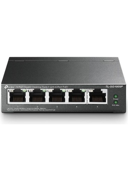 Tp Festa TL-SG1005P 65W 5ge Switch,4'ü Poe,metal
