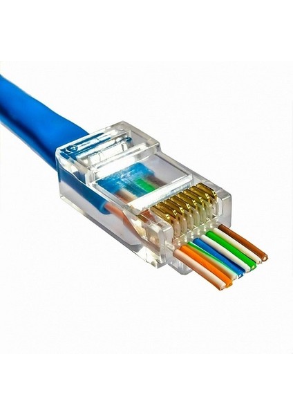 Ivent IVT-0061 Yeni Nesil RJ45 Açık Uç Jack 100 Adet