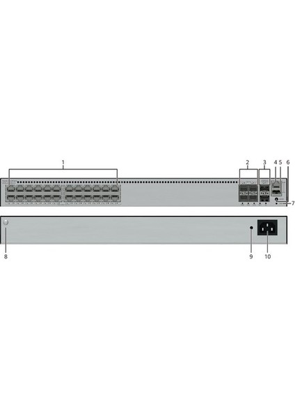Huaweı 24PORT S5735-L24PN4XE-AV2 4-Sfp 10GBE 400W Yönetilebilir Poe Swıtch