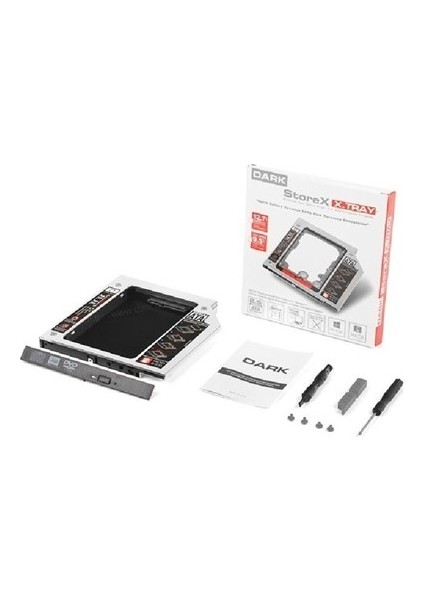 Dark Storex Xtary DK-AC-DSOSD12 12.7mm Notebook Optik Sata SSD HDD Kutu