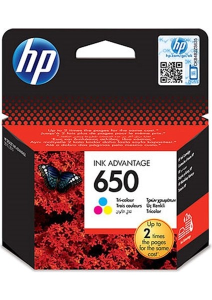 Hp CZ102AE Renkli Kartus NO:650