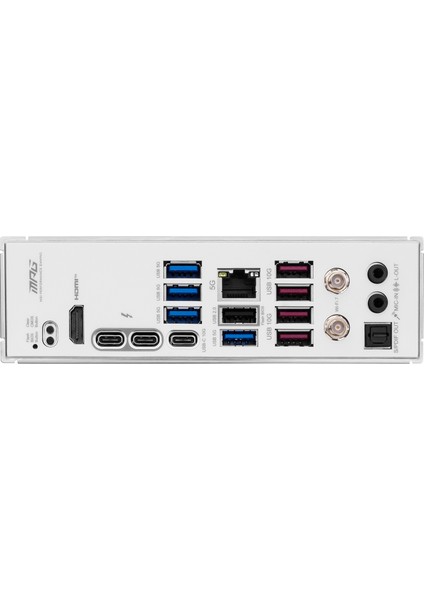 Msı Mpg Z890I Edge Tı Wıfı 1851P Ddr5 8600(OC) USB M2 2xtb4 HDMI Dp 5g Wifi7 Mıt