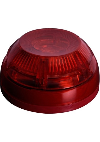 Teknım TFS-3192R Konvansiyonel Flaşörlü Kırmızı Pencereli Yangın Alarm Sireni