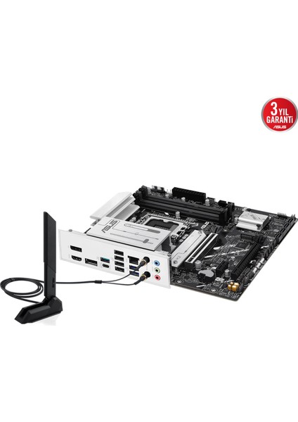 Asus Prıme B860M-A Wıfı LGA1851 Ddr5 8666 Wifi 6e + Bt Aura Rgb 2.5gbit Lan Matx