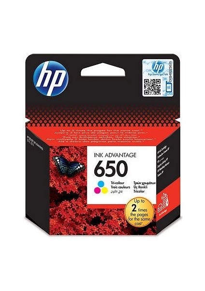 Hp No 650 3 Renkli Kartuş