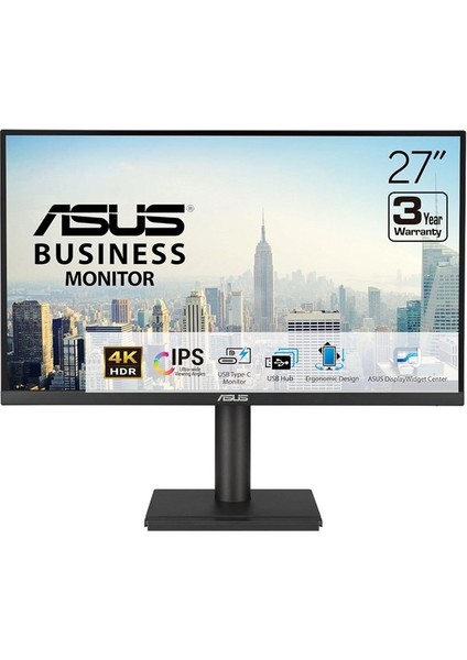 Asus 27" IPS VA27UCPS 5ms 75HZ Hdmı-Dp Type-C Pıvot Kurumsal Monitör 3840X2160