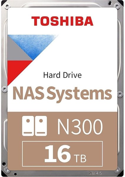 Toshıba N300 16TB 7200RPM 512MB Sata3 6gbit/sn HDWG51GUZSVA Nas HDD