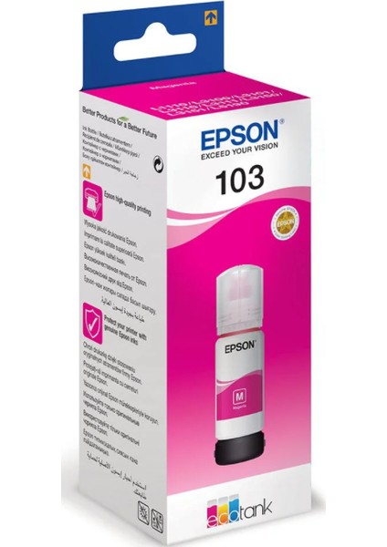 Epson C13T00S34A 103 Kırmızı Mürekkep Şişesi