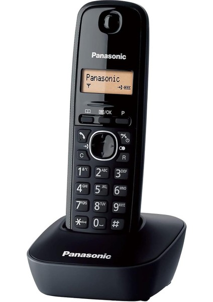Panasonıc Kx TG1611 Dect Telefon,siyah-Gri