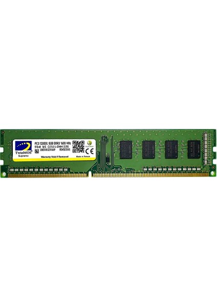 Twinmos 8gb 1600MHZ 1.5V Ddr3 Kutulu Pc Bellek (MDD38GB1600D)