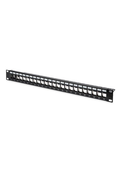 Digitus DN-91411 24 Port Boş Patch Panel, Zırhlı, 1u
