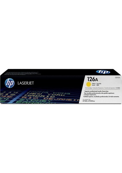 Hp CE312A (126A) Sarı Toner 1.000 Sayfa