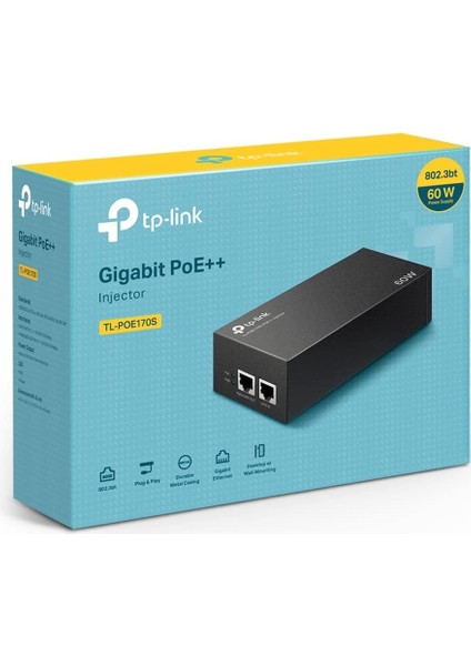 Tp-Lınk TL-POE170S Gıgabıt Poe Enjektör