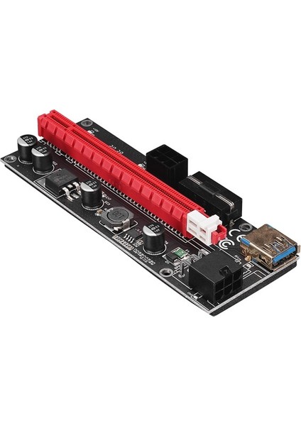 S-Link SL-XE19 Pcı-E 1x To 16X Sata 6pin Bitcoin Riser Versiyon 09S Ekran Kartı Yükseltici