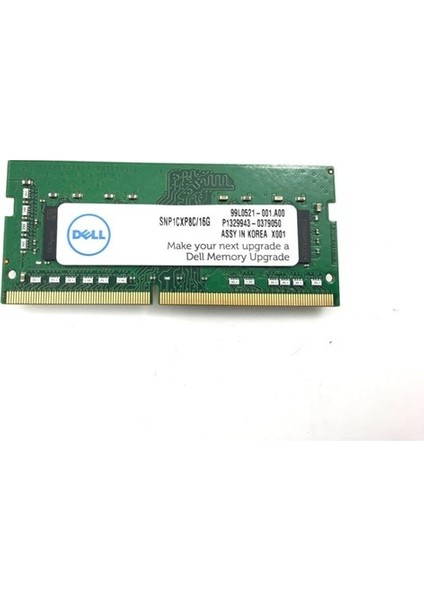 Dell 16GB Ddr4 3200MHZ CL22 Notebook Ram Value SNP1CXP8C/16G