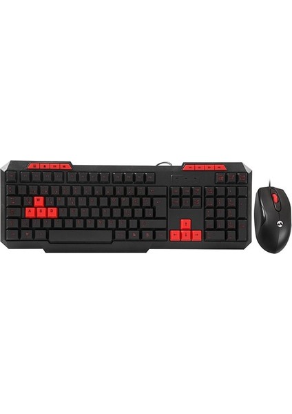 Everest USB Trk Multimedya Klavye - Mouse Set KM-6825