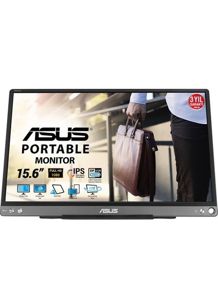 Asus Zenscreen MB16ACE 15.6" 5ms 1920X1080 USB Type-C Taşınabilir LED Monıtor