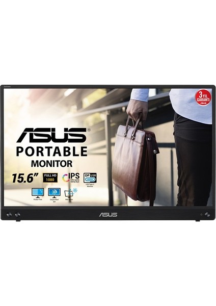 Asus 15.6" IPS Zenscreen MB16ACV 5 Ms 60Hz Type-C Taşınabilir Monitör (1920 x 1080)