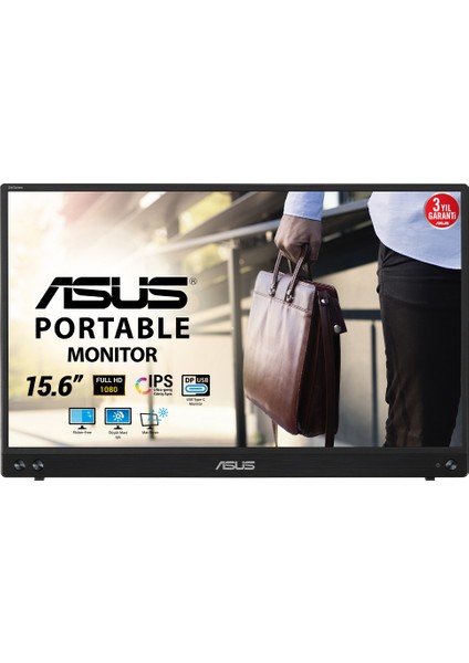 Asus Zenscreen MB16ACV 15.6" 5ms 1920X1080 USB Type-C Taşınabilir LED Monıtor
