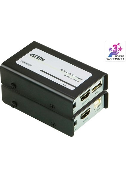Aten ATEN-VE803 Hdmı/usb Cat 5 Extender (1080P@40M)