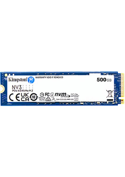 Kingston Nv3 500GB M2 Nvme Gen4 5000/3000MB/S (SNV3S/500G)