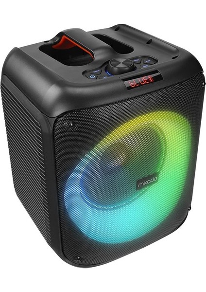 Mikado MD-BT51 Bombıx 60W Bt/usb/tf/tws LED Işıklı Kafa Mikrofonlu Toplantı-Parti Hoparlörü