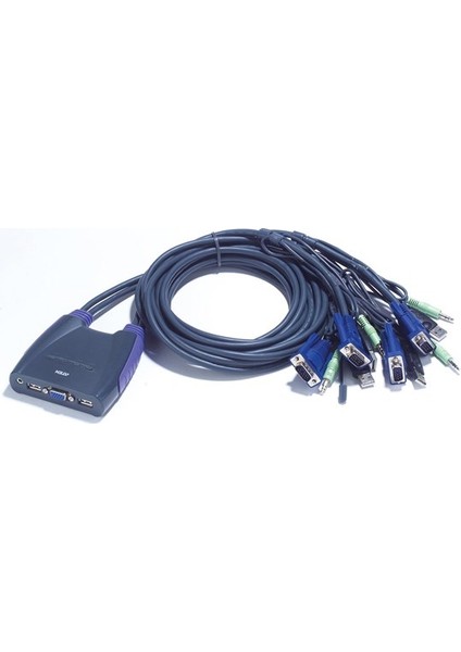 Aten ATEN-CS64UZ 4 Portlu USB VGA Kvm Swıtch