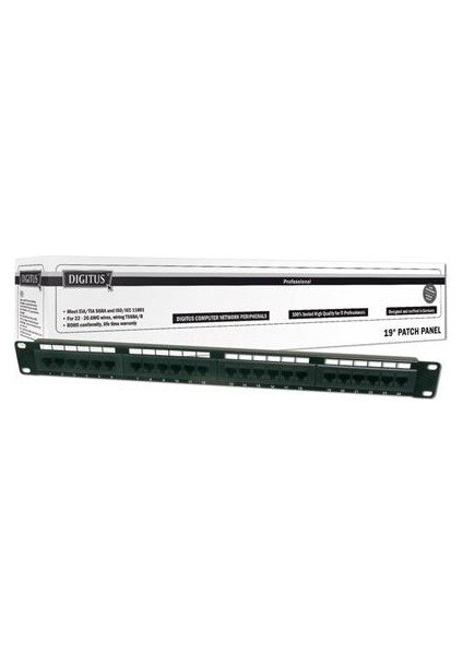 Dıgıtus DN-91624U 24PORT Cat6 Patch Panel (Dolu)
