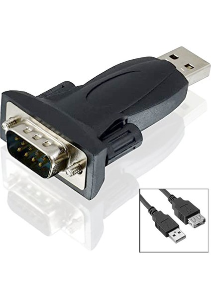 Qport USB 2.0 - RS232 Çevirici + USB Kablo (Q-U232)