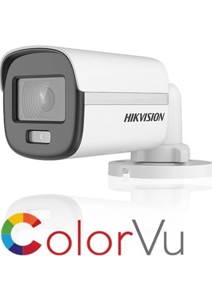 Hıkvısıon 2mp Bullet 3.6mm Color-Vu DS-2CE10DF0T-PF 20METRE Ahd Kamera