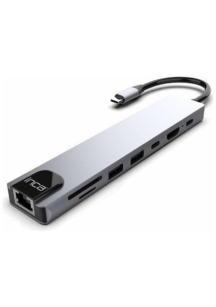 Inca Itpc-7t Gigabit Çok Portlu Type-C Ethernet