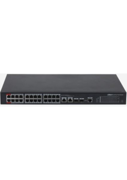 Dahua PFS4226-24ET-240 24 Port 24XFE-2GE-2SFP Yönetilebilir 240W Poe Switch