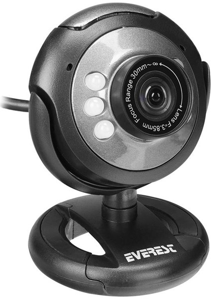 Everest SC-824 300K USB Mikrofonlu Görüş Ledli Webcam Pc Kamera