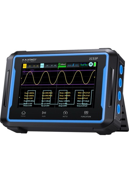 2C53P 3in1 50MHZ 2 Kanal 250MSA/S El Tipi Dijital Tablet Osiloskop & Multimetre & Sinyal Jeneratörü