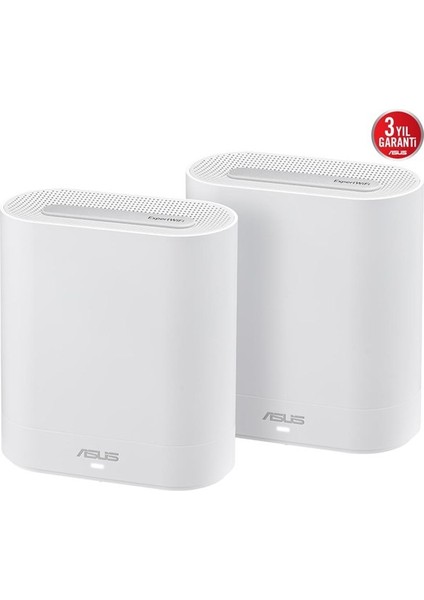Asus Expert Wıfı EBM68-W-2 AX7800 WIFI6E Dual Band Kurumsal Mesh Router 2-Li Paket