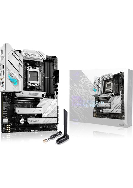 Asus Rog Strıx B650-A Gamıng Wıfı Am5 Ddr5 6400(OC) HDMI Dp M.2 Usb3.2 Wifi 6e A