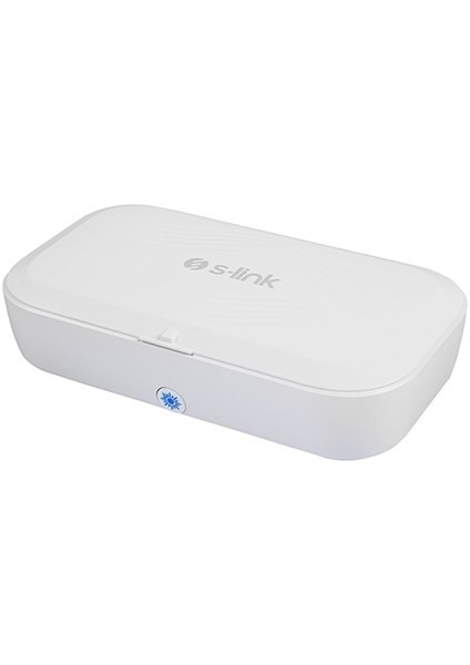 S-Link SL-UVS28 Beyaz %99 Virüs ve Öldürücü Wireless Şarj Destekli Uv Sterilizatör Kutu