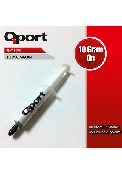 Qport Q-T10M 10GRAM 5W/M-K 2.7/cm3 Termal Macun