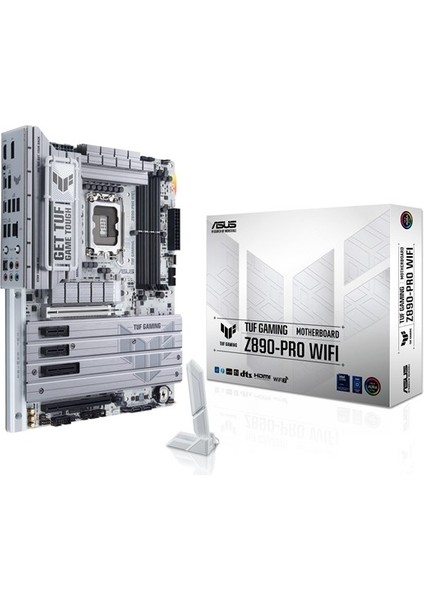 Asus Tuf Gamıng Z890-PRO Wıfı-7 Ddr5 Hdmı-Dp Typec Pcıe 5.0 1851P Atx