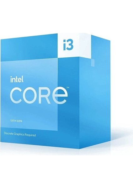 Intel Raptor Lake I3-13100F 3.40GHZ 12MB 1700P Box Işlemci