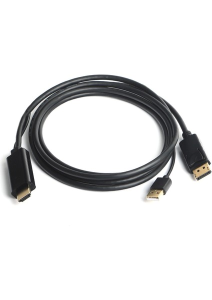 Dark 2 Metre HDMI To Displayport USB Kablo [dk-Cb-Ahdmıxdp2